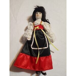 International Dolls Maria from Spain Porcelain Collectible 9" By Russ Style